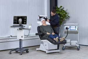 TMS Therapy session using FDA Cleared treatments